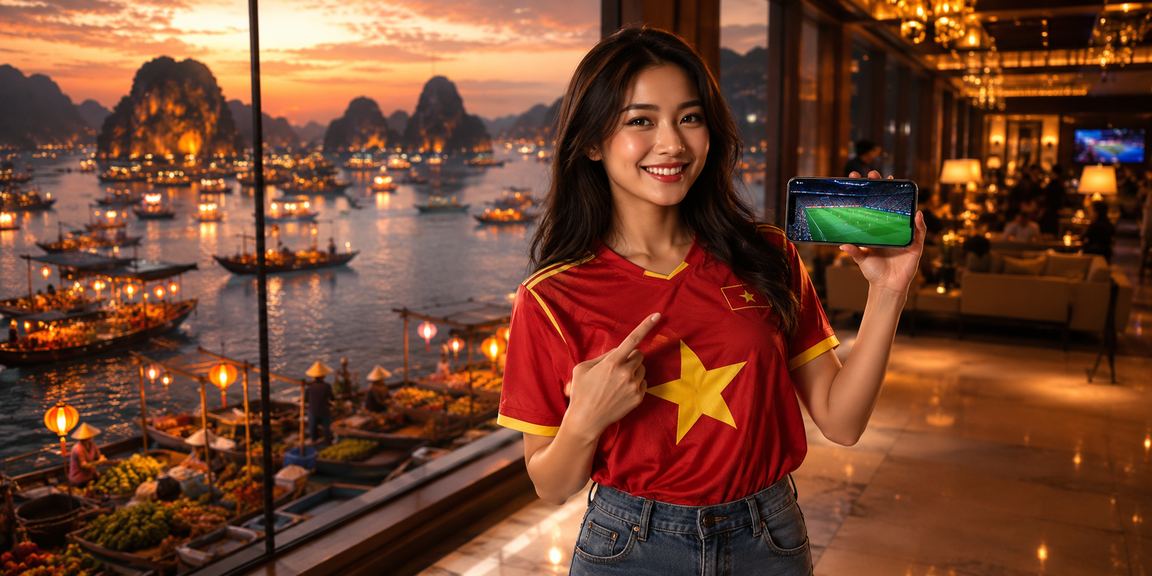 Người hâm mộ bóng đá tại vịnh Hạ Long theo dõi trận đấu và đặt cược trực tiếp